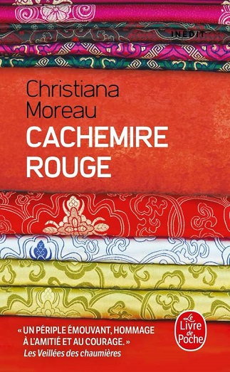 Couverture du livre Cachemire rouge de l'autrice Christiana Moreau
