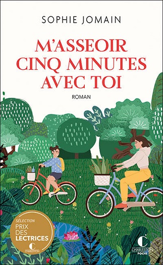 Couverture du livre M'asseoir cinq minutes avec toi de l'autrice Sophie Jomain